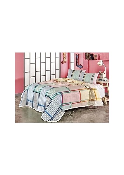 Taç 60249677 Santana Tek Kişilik Pike Takımı, Kırmızı