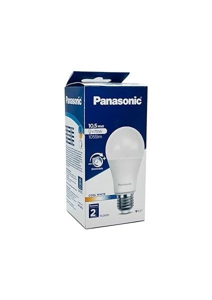 10,5W (75W) Dim LED Ampul 6500K- Beyaz Işık E27 Işığı Kısılabilen Lamba