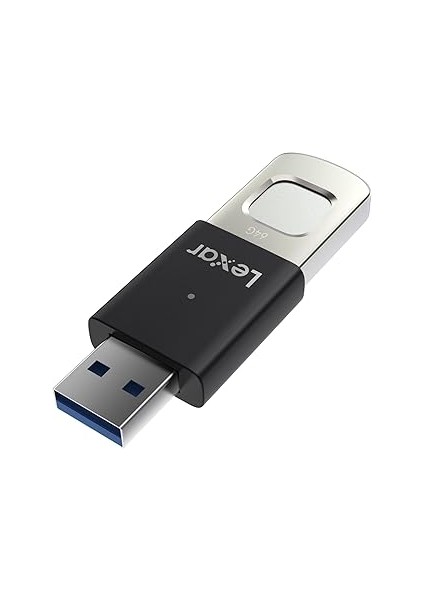 Lexar Jumpdrive Fingerprint F35 128 GB USB 3.0 Flash Sürücü, 400 Mb/s'ye Kadar OKUMA/300 Mb/s Y