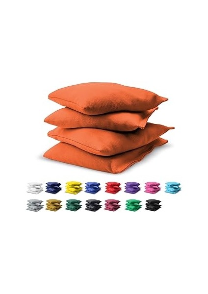 Gosports Cornhole Resmi Fasulye Torbası Oyun Torbaları, 4’lü Set, Tüm Hava Koşullarına Uygun, Renkl