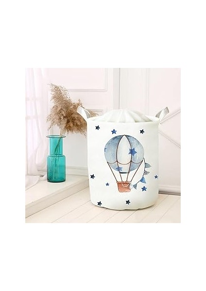 Çok Amaçlı Oyuncak Saklama Kutusu Kirli Çamaşır Piknik Sepeti Katlanır Düzenleyici Keçe 00016