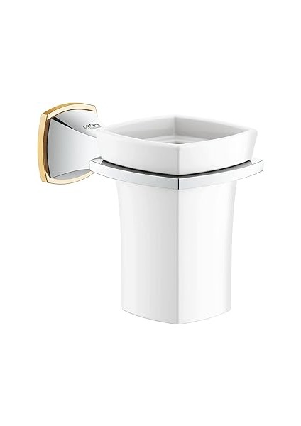 Grohe Diş Fırçalık ve Tutacağı Grandera Krom/altın- 40626IG0