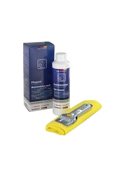 /siemens 6900311502 Cam Seramik Ocaklar Için Bakım Seti, 1 x 250 ml Cam Seramik Temizleyici,