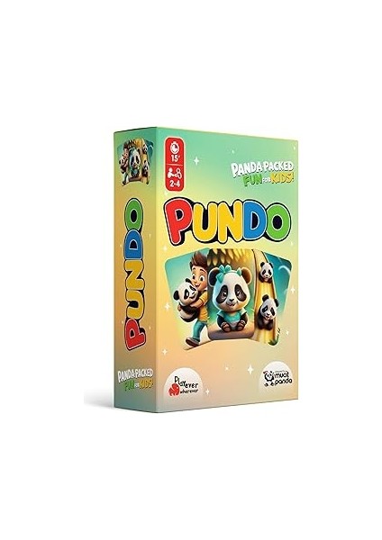 Playever Pundo Eğitici Kart Oyunu, Okul Öncesi Duygusal Zeka Geliştirici Aile Oyunu (3-5 Yaş)