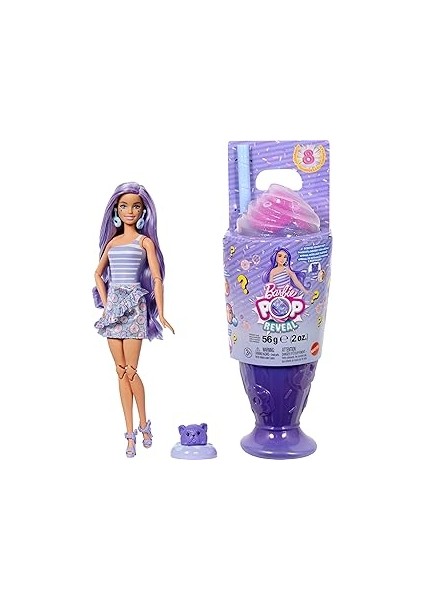 Pop Reveal Serisi Bebek ve Aksesuar Seti, Atıştırmalık Serisi, Çörek Düşkünü Hayalperest Kız