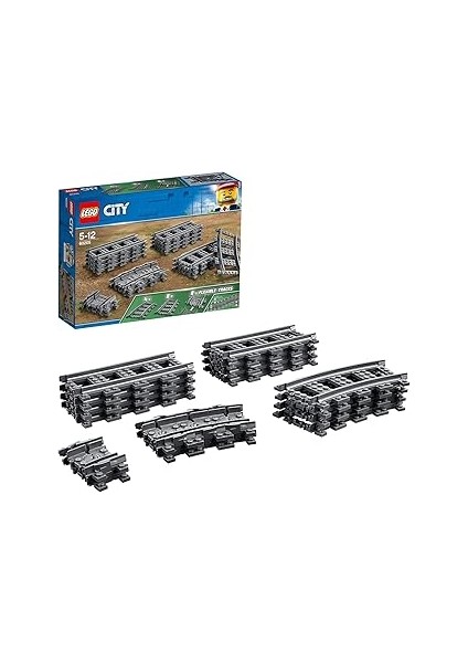 City Raylar 60205-5 Yaş ve Üzeri Çocuklar Için City Setleriyle Uyumlu Yaratıcı Oyuncak Yapım S