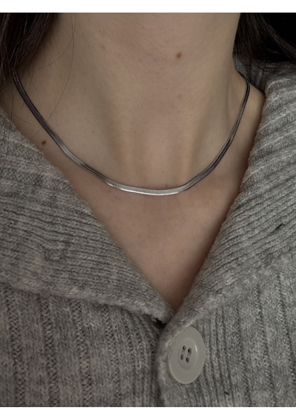 Silver Italyan Zincir Kolye