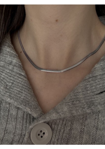 Silver Italyan Zincir Kolye modelleri