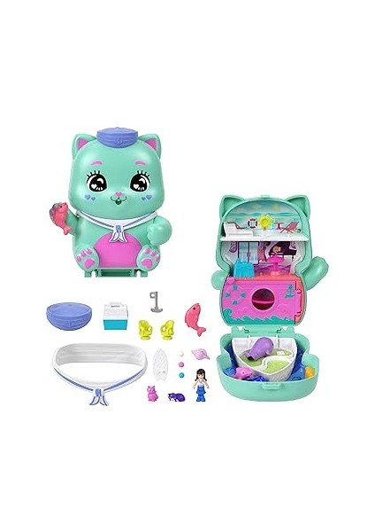 Polly Pocket™ Kedi̇ci̇k Yelkende™ Mikro Oyun Seti Polly Pocket Kedicik Yelkende Mikro Oyun Seti, 1