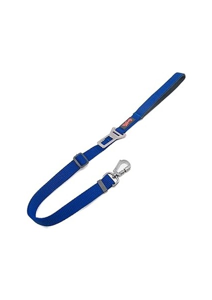 Tailpetz Leash Araç Emniyet Tokası Kedi Köpek Gezdirme Sevk Kayışı (Lacivert, Medium 2cm)