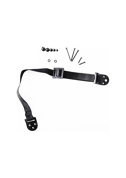 Miny Baby MB753SİYAH Metal Başlıklı Deprem Güvenliği Kayışı (Siyah)