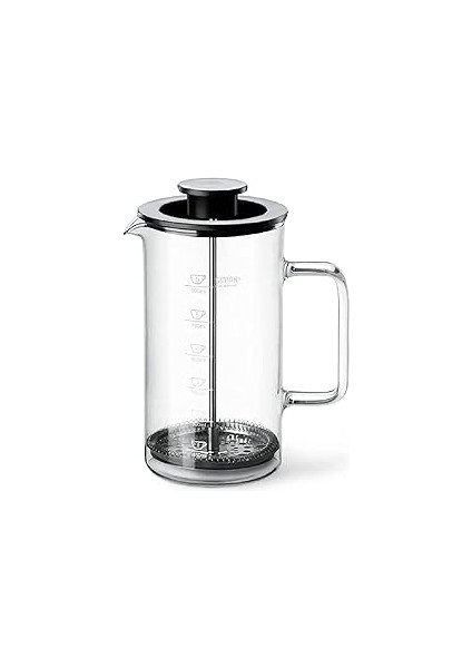Simax French Press, 1 L Cam Kahve ve Çay Demliği, Borosilikat Cam, Bpa Içermez, Isıya Dayanıklı, Bu