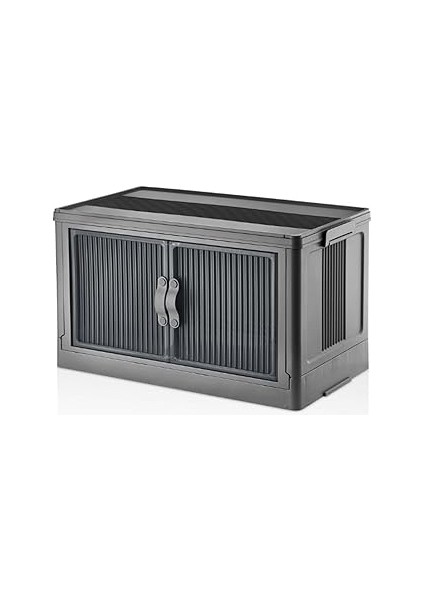 Arsimo Çok Amaçlı Istiflenebilir Kapaklı Demonte Mutfak Salon Banyo Mutfak Düzenleyici Dolap (Antra