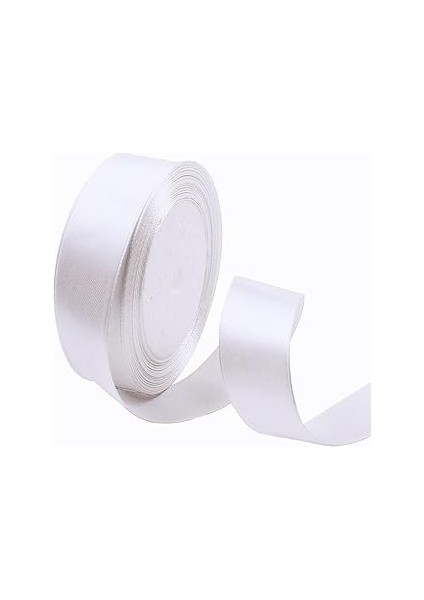 Benim Marifetlerim - Beyaz Saten Kurdele 2 cm 10 Metre