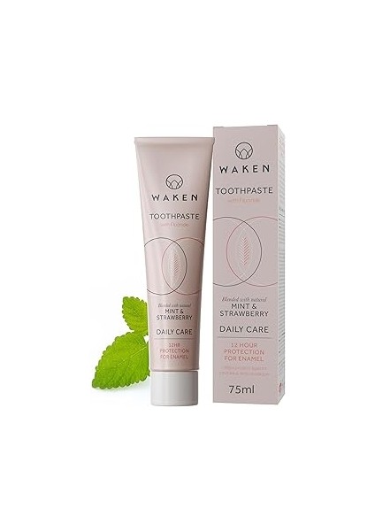 Waken Çilek & Nane Aromalı Diş Macunu, 75ML