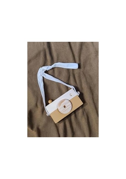 Ahşap Waldorf Fotoğraf Makinesi, Eğitici Bebek Kamera Oyuncağı 2 3 4 5 6 Yaşındaki Erkek Kız, Çocuk