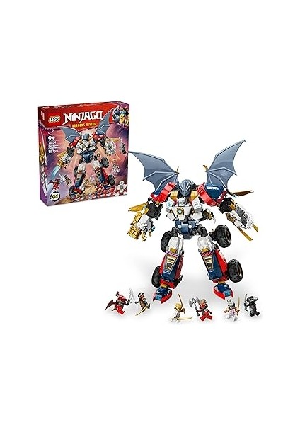Ninjago Zane’ın Kombo Mech’ı 71834-9 Yaş ve Üzeri Çocuklar Için Araba, Jet ve Ejderha Iç