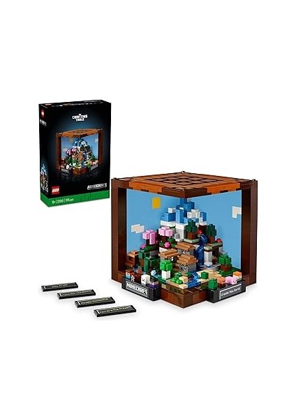 Minecraft Eşya Yapma Masası 21265 - Yetişkinler Için Koleksiyonluk Yaratıcı Yapım Seti (