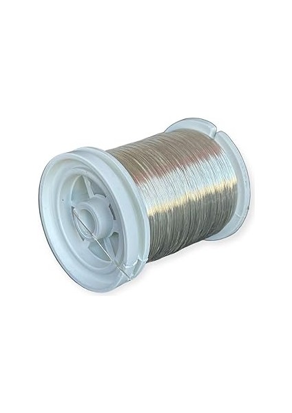 Gürbüz Filografi 0.40 mm (30 Gram- 27 Metre) Gümüşlü Filografi,çiçek,gelin, Takı ve Bijuteri Teli