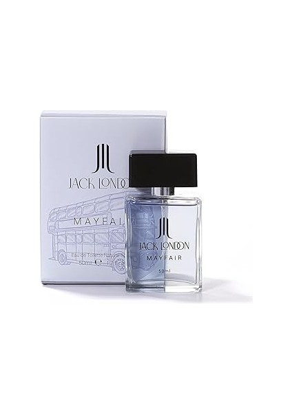 Jack London Edt Erkek Parfüm Mayfair 50 ml | Meyveli, Odunsu | Sedir Ağacı, Sandal Ağacı, Turunçgil