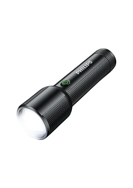 SFL2203 450 Lümen 5W LED El Feneri Teleskopik Zoom Sos Modlu Metal Gövdeli Şarj Edilebilir