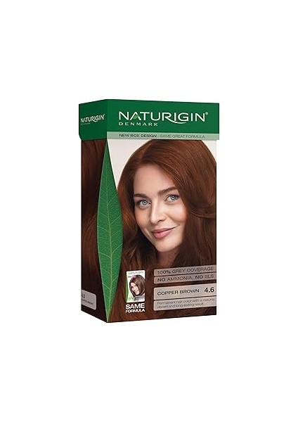Naturigin Organik Içerikli Saç Boyası 4.6 Bakır Kahverengi