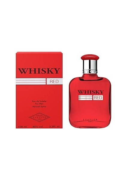 Evaflorparis Whisky Men Red Edt 100ML