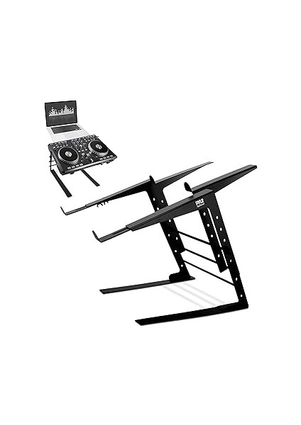 Pyle PLPTS38 Dizüstü Bilgisayar Standı, Ayarlanabilir Yükseklik, Ergonomik Tasarım, Kaymaz Dişler,