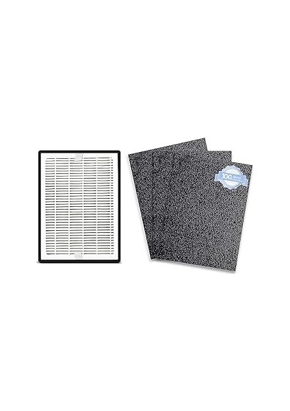 Levoit LV-H126 Hava Temizleyici Yedek Filtre, Hepa Filtre, Yüksek Verimli Aktif Karbon Filtre, 3 Ek