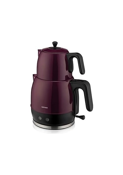 Goldmaster Bora 2200 Watt Xl Damlatmayan Ağız Tasarımlı Paslanmaz Çelik Çay Makinesi ve Su Isıtıcıs
