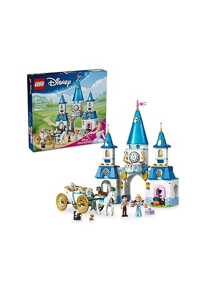 ǀ Princess Sindirella’nın Şatosu ve At Arabası 43275-6 Yaş ve Üzeri Prenses Seven Çocuk