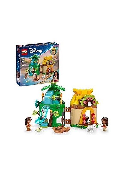 ǀ Princess Moana’nın Ada Eğlencesi 43260, 5 Yaş ve Üzeri Kız ve Erkek Çocukları Için Ya
