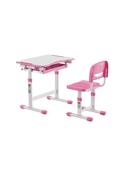 Digitus Ayarlanabilir Ergonomik Çoçuk Aktivite Masası (3-10 Yaş Pembe Renk)