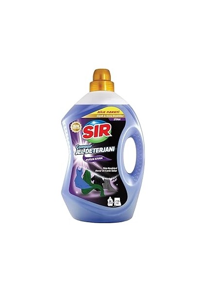 Sır Çamaşır Deterjanı Siyah ve Koyu Renkliler 3 L