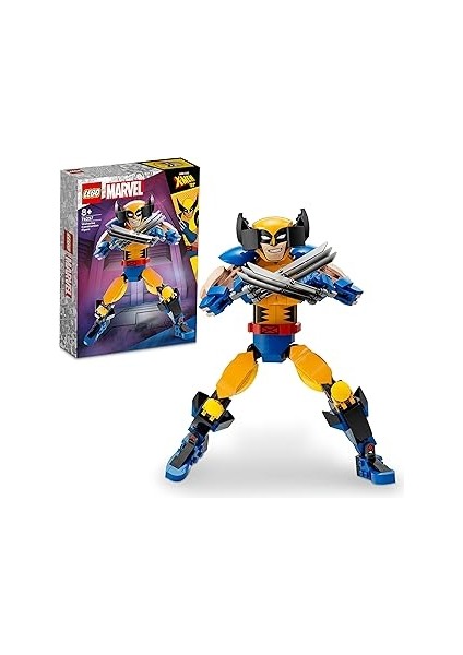 Wolverine Yapım Figürü 76257 – 8 Yaş ve Üzeri X-Men Hayranı Çocuklar Için Tam Eklemli S