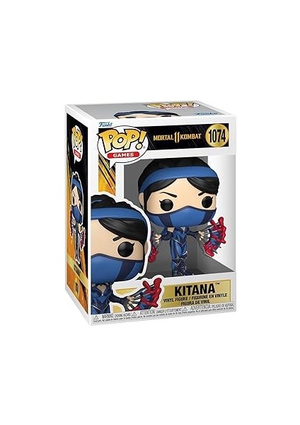 Pop Games: Mortal Kombat - Kitana Figür