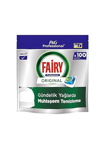 Orjinal Bulaşık Makinesi Deterjanı Kapsülü 100 Yıkama