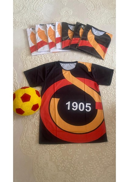 Mikro Kumaş Beyaz Sarı-Kırmızı Tasarım Tişört fırsatları