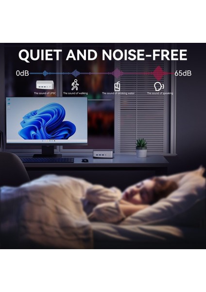 LP5C I5-12450HX 16GB Ddr4 Ram 512GB Nvme M2 SSD Wıfı6 USB 3.2 2xhdmı Mini Pc modelleri