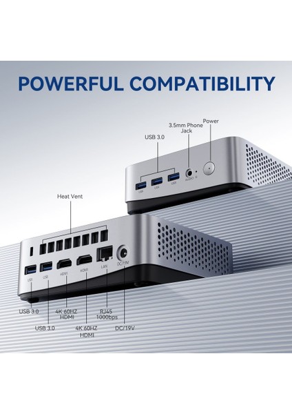 LP5C I5-12450HX 16GB Ddr4 Ram 512GB Nvme M2 SSD Wıfı6 USB 3.2 2xhdmı Mini Pc indirimleri