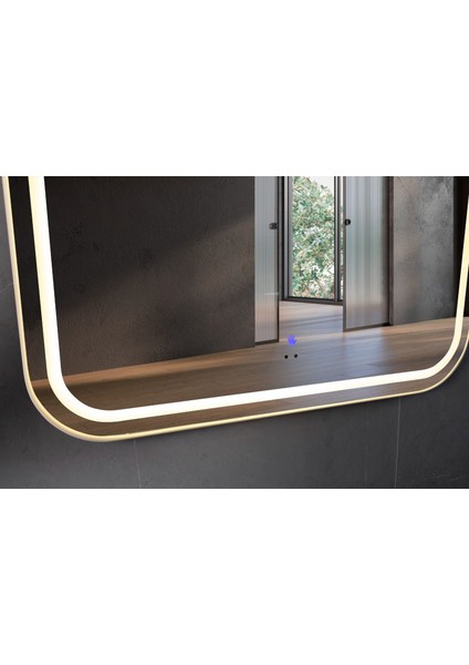 Sanal Glass Hareket Sensörlü Ledli Dekoratif Banyo/salon ve Makyaj Aynası (Madrid) modelleri