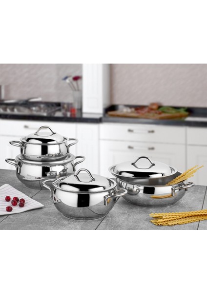 Gülsan Irem 8 Parça Tencere Seti