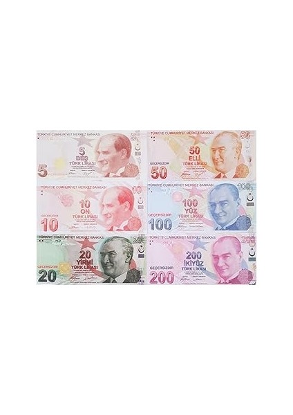 pop konsol 150 adet geçersiz para parti şaka karışık türk lirası pp194101