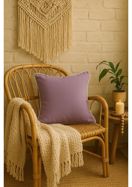 Lila Kırlent Kılıfı 45X45 – Dekoratif Modern Kırlent indirimleri