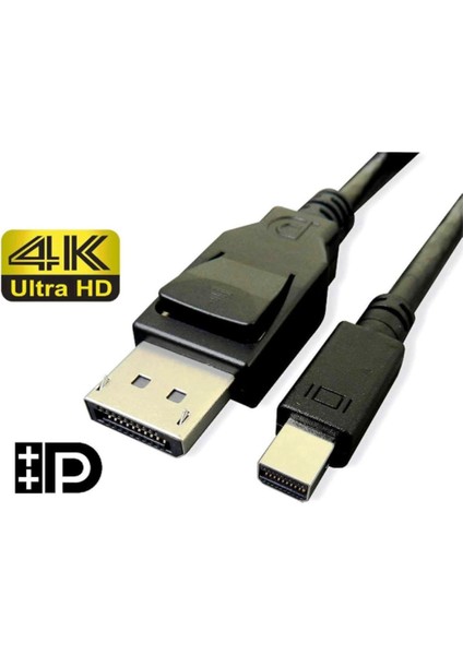 1.5m Mini Dp Display Port 1.2 Male To HDMI Interface Gold Plated Cable 4K Adapter Audio Tv For Macbook Windows
