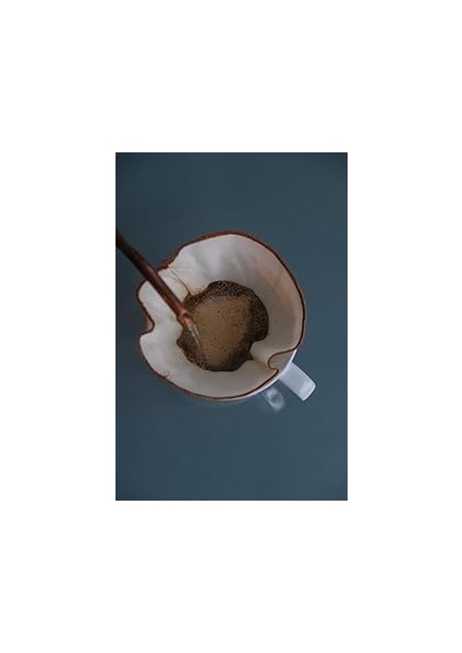 (1 Adet) "çi̇ft Katli" V60.4 Yıkanabilir, Kumaş, Organik Kahve Filtresi, AĞARTILMAMIŞ%100 Ham Pamuk