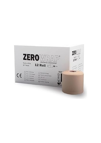 Zerowrap Tape Underwrap Bandaj Altı Sünger 7cm x 27M