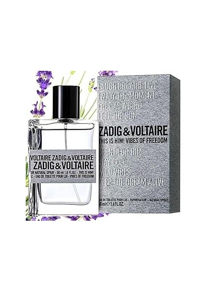 Zadig Voltaire This Is Him Vibes Of Freedom Edt 50 ml Parfüm