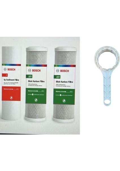 Profilo Su Arıtma 6 Aylık Bakım Filitre Seti WU11A2-WU01A-WU01A-SU01A2-WU11A ve Filtre Anahtarı