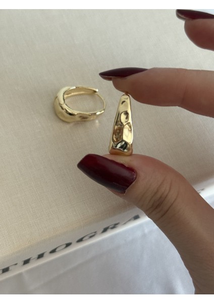 Ezme Model Gold Küpe fırsatları